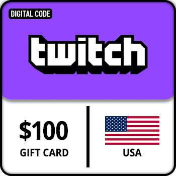 Twitch Gift Card USA $100 product image