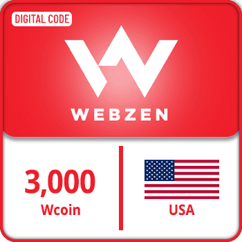 Webzen Gift Card USA 3000 Wcoin product image