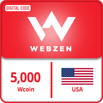 Webzen Gift Card USA 5000 Wcoin product image