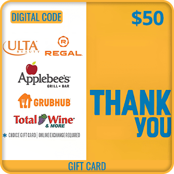 THANK YOU Swap Gift Card $50 product image