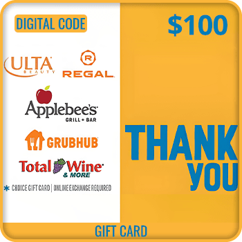 THANK YOU Swap Gift Card $100 product image