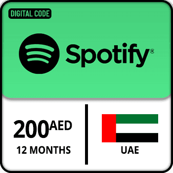 Spotify Gift Card UAE 12 Months 200 AED product image