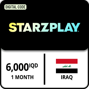 StarzPlay Gift Card Iraq 1 Month 6000 IQD product image