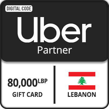 Uber Partner Gift Card Lebanon 80000 LBP product image