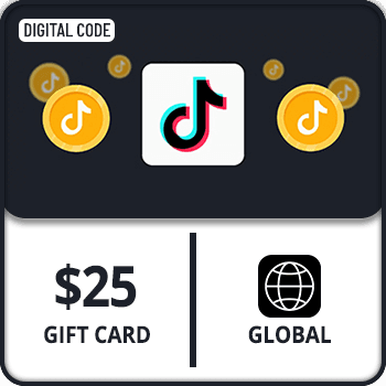 TikTok Coin Gift Card Global $25 by Rewarble product image