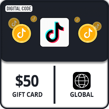 TikTok Coin Gift Card Global $50 by Rewarble product image