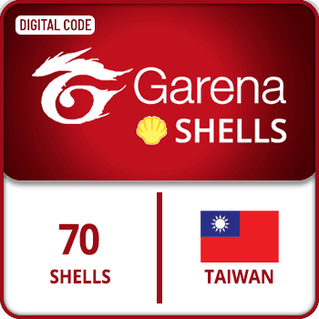 Garena Shells Gift Card Taiwan 70 Shells product image