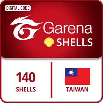 Garena Shells Gift Card Taiwan 140 Shells product image