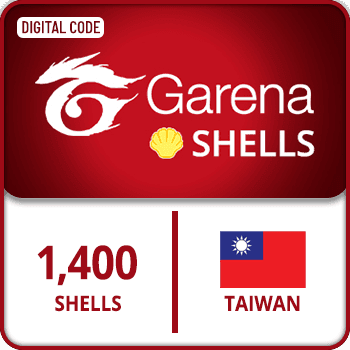 Garena Shells Gift Card Taiwan 1400 Shells product image