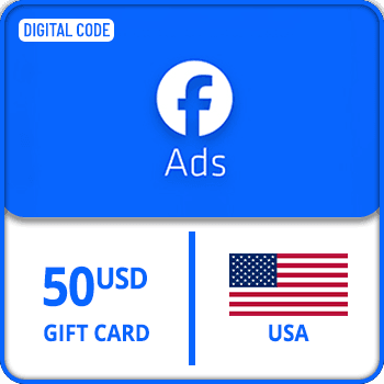 Facebook Ads Gift Card USA $50 by Rewarble