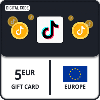 TikTok Coin Gift Card Europe €5 by Rewarble product image