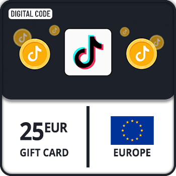 TikTok Coin Gift Card Europe €25 by Rewarble product image