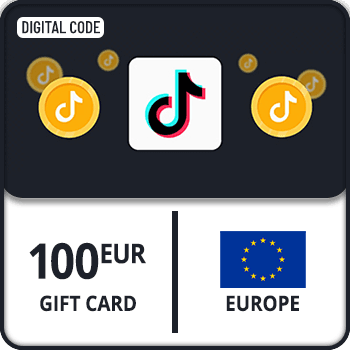 TikTok Coin Gift Card Europe €100 by Rewarble product image
