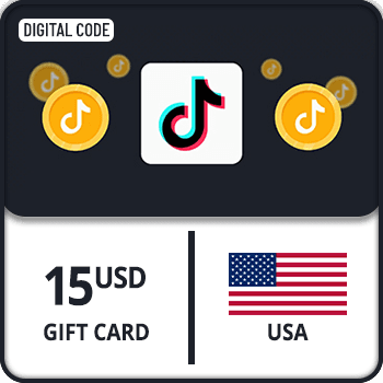TikTok Coin Gift Card USA $15 by Rewarble