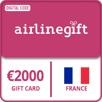 Airline Gift Card FRANCE 2000 EUR product image
