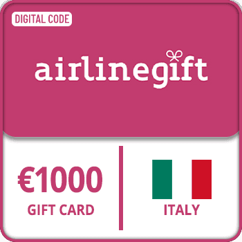 Airline Gift Card ITALY 1000 EUR product image