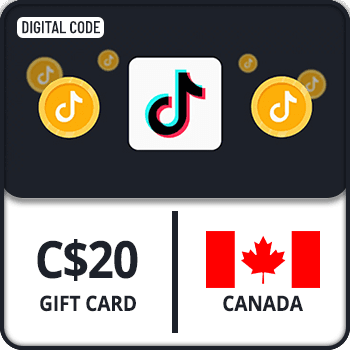 TikTok Coin Gift Card Canada C$20 by Rewarble product image