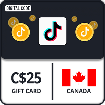 TikTok Coin Gift Card Canada C$25 by Rewarble product image