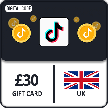 TikTok Coin Gift Card UK £30 by Rewarble product image