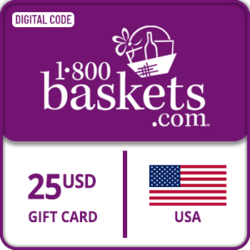 1-800-Baskets Gift Cards USA $25 product image