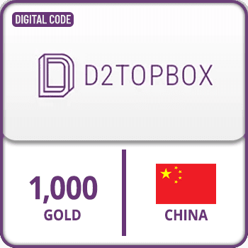 D2topbox Gift Card China 1000 Gold product image