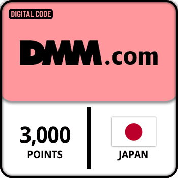 DMM.com Gift Card Japan 3000 Points product image