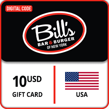 Bill's Bar & Burger Gift Card USA $10 product image