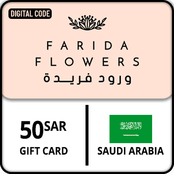 Farida Flowers Gift Card KSA 50 SAR product image