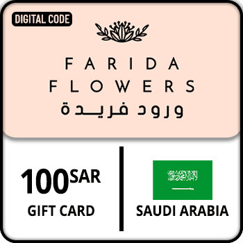 Farida Flowers Gift Card KSA 100 SAR product image