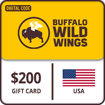 Buffalo Wild Wings Gift Card USA USD 200 product image