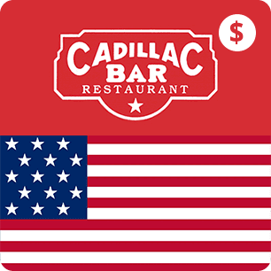 Cadillac Bar Gift Card USA