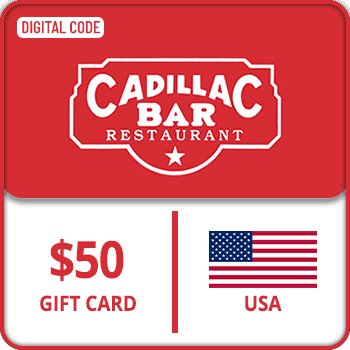 Cadillac Bar Gift Card USA USD 50 product image