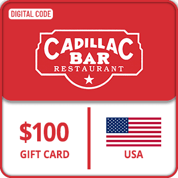 Cadillac Bar Gift Card USA USD 100 product image