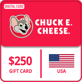 Chuck E.Cheeses Gift Card USA USD 250 product image