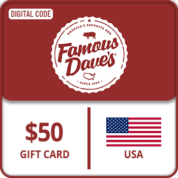Famous Daves Gift Card USA $50 product image