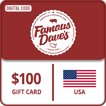 Famous Daves Gift Card USA $100 product image