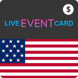Live Event Card Gift Card USA