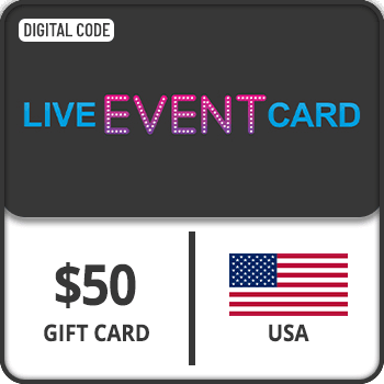 Live Event Card Gift Card USA $ 50 product image
