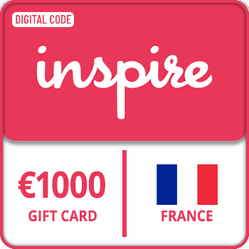 Inspire Travel Gift Card France 1000 EUR product image