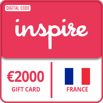 Inspire Travel Gift Card France 2000 EUR product image