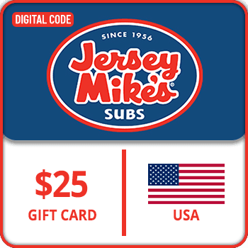 Jersey Mike's Subs Gift Card USA 25 USD product image