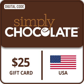 Simply Chocolate Gift Card USA 25 USD product image