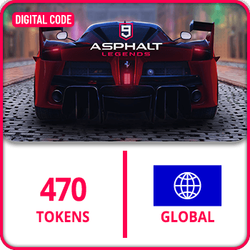 Asphalt 9 Gift Card GLOBAL Tokens 470 product image