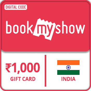 Book My Show Gift Card  INDIA 1000 INR product image
