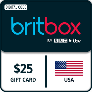 Britbox Gift Card USA 25 USD product image
