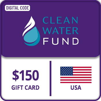 Clean Water Fund Gift Card USA 150 USD product image