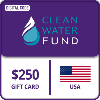 Clean Water Fund Gift Card USA 250 USD product image