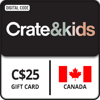 Crate & Kids Gift Card CANADA 25 CAD product image