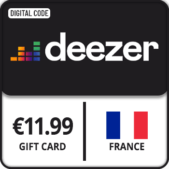 Deezer Premium Gift Card FRANCE 11.99 product image