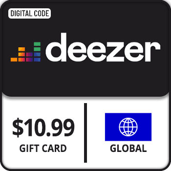 Deezer Premium Gift Card GLOBAL 10.99 USD product image